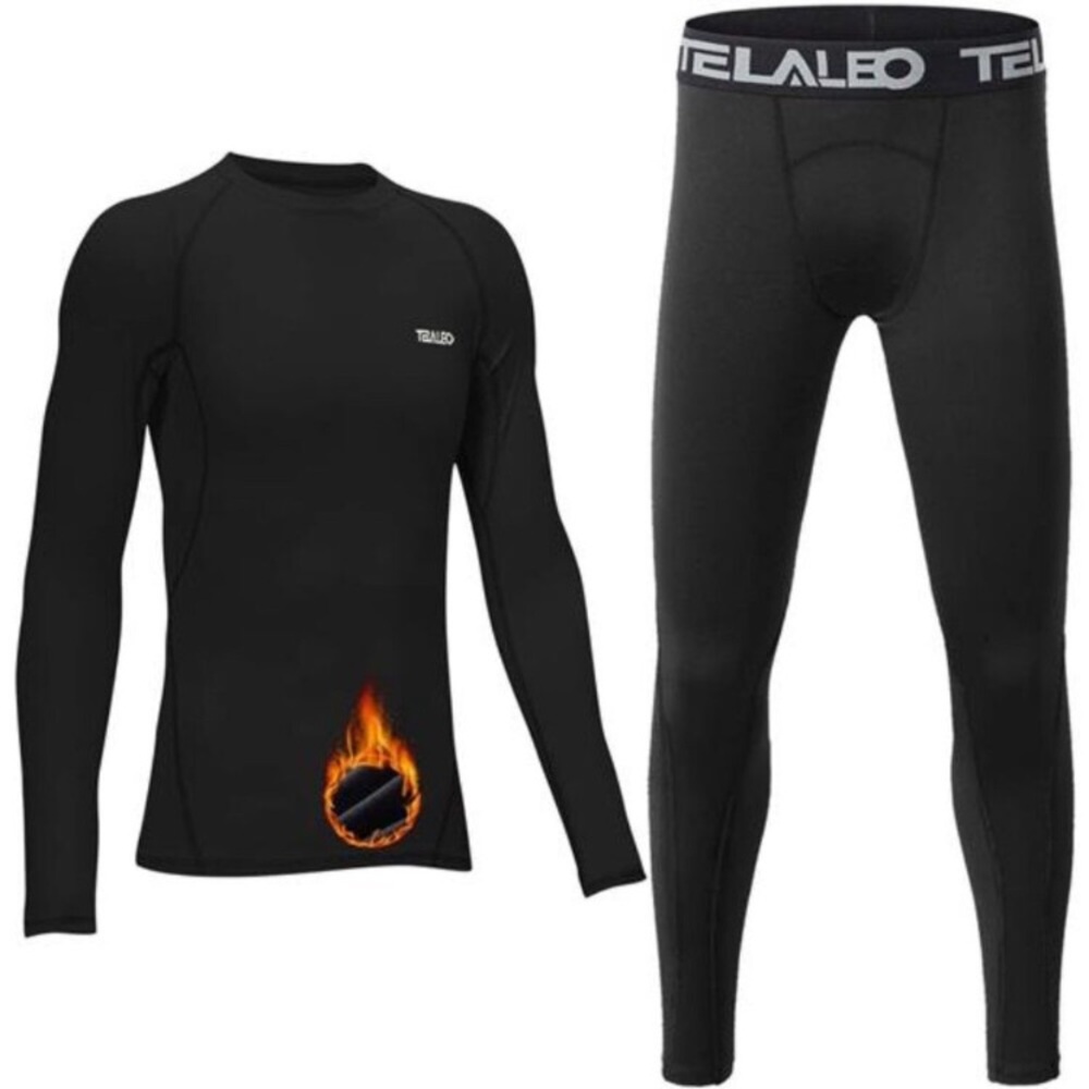 Boys' Girls' Long Sleeve Compression Shirts Thermal Fleece Lined Kids